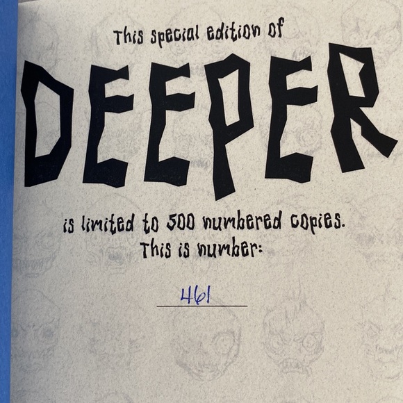 James A. Moore Deeper Signed Limited Copy - Picture 5 of 9